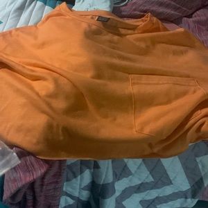 Orange cropped tee no stains never worn